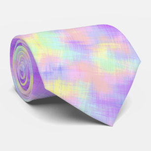 Corbata Resumen de Pastel colorido