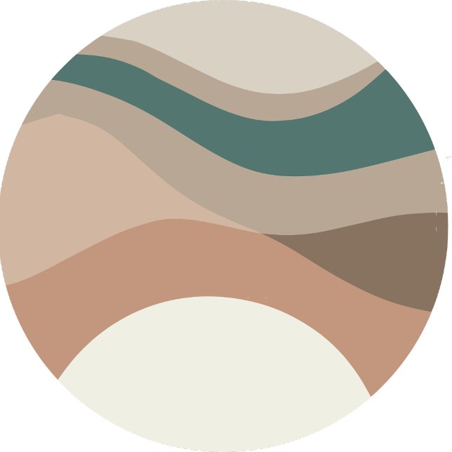 Corbata Resumen de Terracotta Beige Moderno (Subido por el creador)