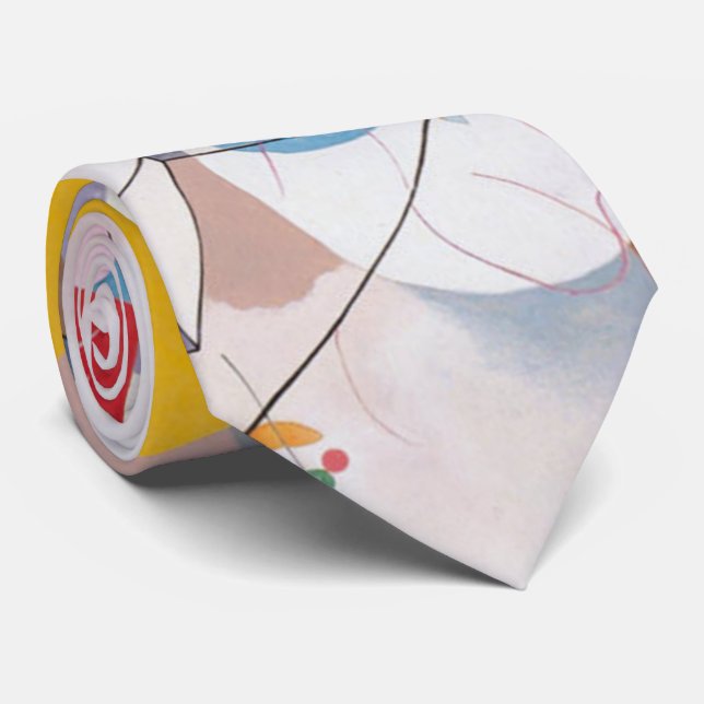 Corbata Resumen dominante de la curva de Kandinsky (Enrollado)
