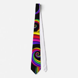 Corbata Resumen - Espirales - Dentro de un payaso