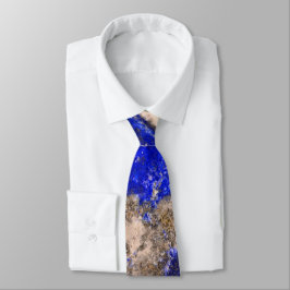 Corbata Resumen Lapis Lazuli Blue Granite