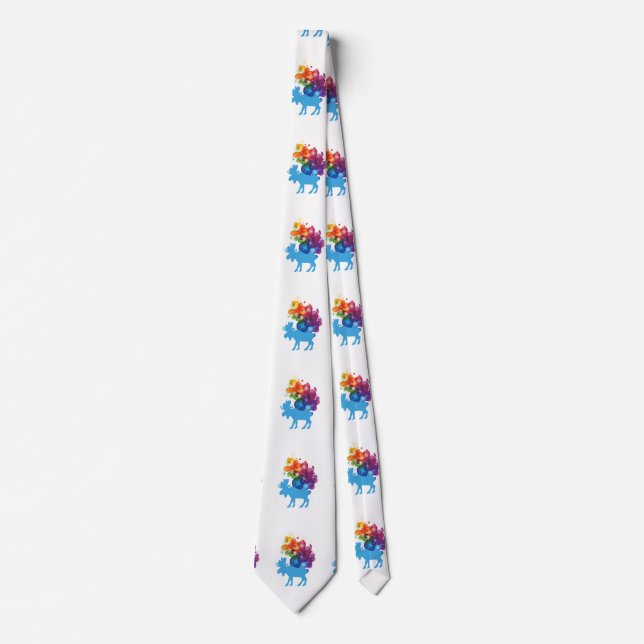 Corbata Resumen Moose Tie (Anverso)
