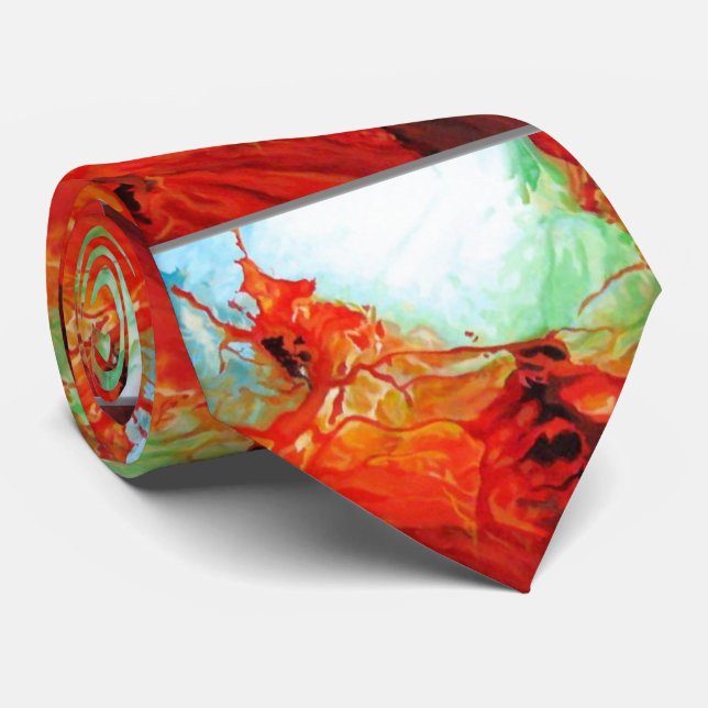 Corbata Resumen original creativo arte moderno (Enrollado)