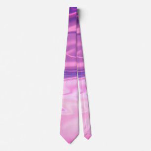 Corbata Resumen rosa y lavanda