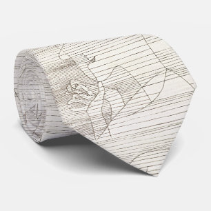 Corbata Resumen Vintage Paul Klee Art Tie