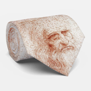 Corbata Retrato de Leonardo da Vinci Arte del Renacimiento