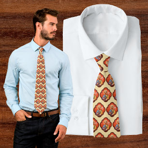 Corbata Retrato de San José en un cuello de octofoil (TF 0