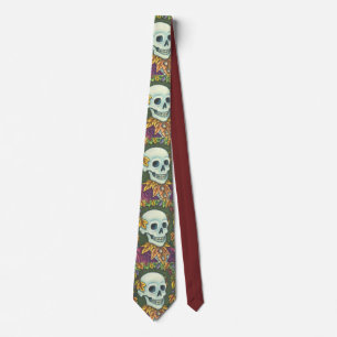 CORBATA RETRATO DE SKELETON, LLAMADA, AUTUMÁN DEJA EL NECE