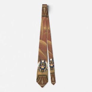 Corbata Retrato de Steampunk Anubis Fox