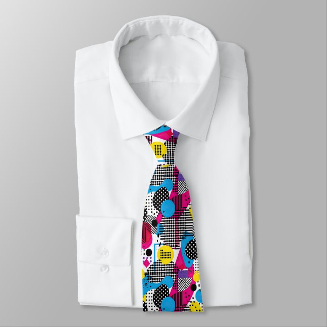Corbata Retro 80s Custom Tie – Elegant Fashion (Atado)