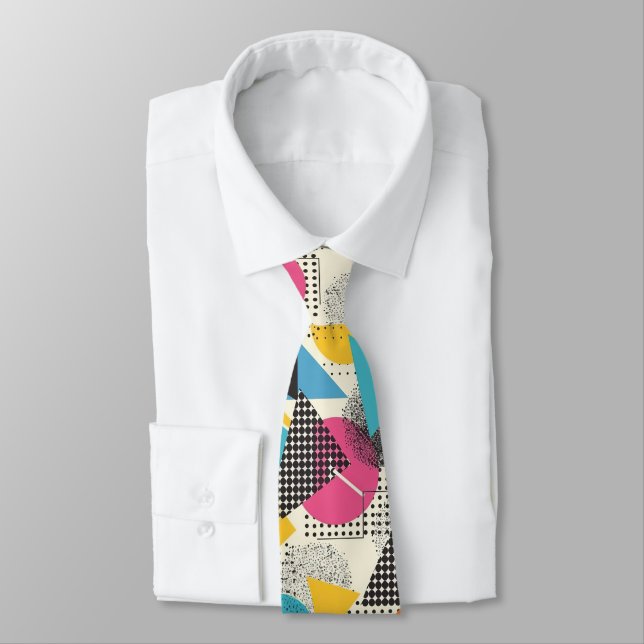 Corbata Retro 80s Custom Tie – Elegant Fashion (Atado)