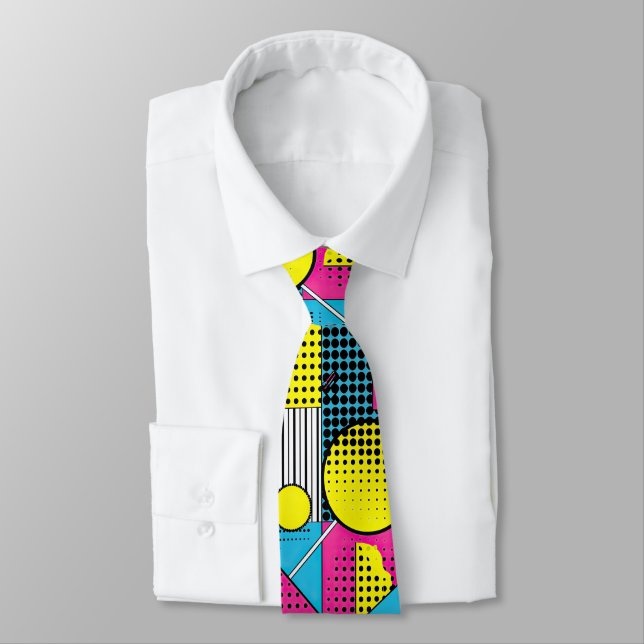 Corbata Retro 80s Custom Tie – Elegant Fashion (Atado)