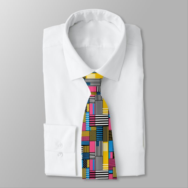 Corbata Retro de los 80 Personalizada – Moda Elega (Atado)