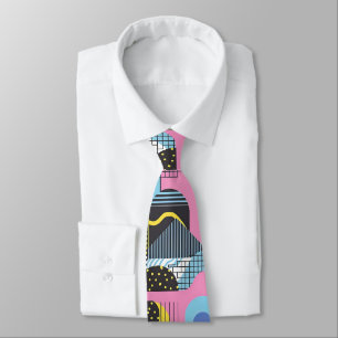 Corbata Retro de los 80 Personalizada – Moda Elega