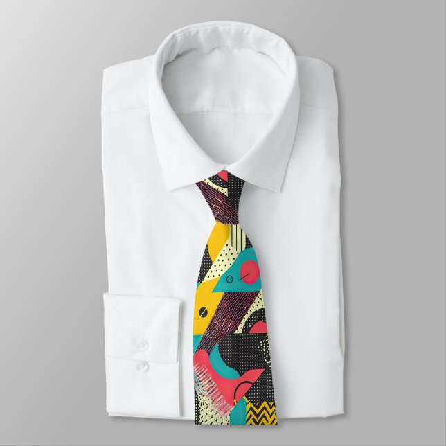 Corbata Retro de los 80 Personalizada – Moda Elega (Atado)
