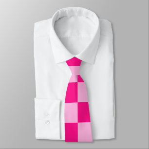Corbata Retro geométrico rosa cálido