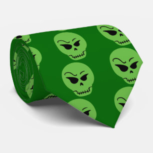 Corbata Retro Personalizado Skull