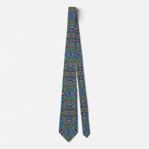 Corbata Retro Psicodélico