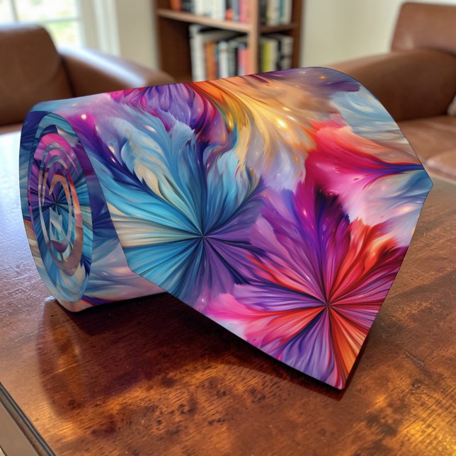 Corbata Retro Tie Dye Hippie Años 60 (Subido por el creador)