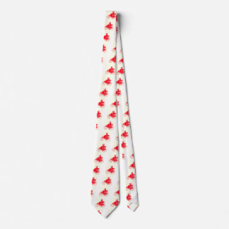 Corbata Reunión de coches de época, blanco rojo