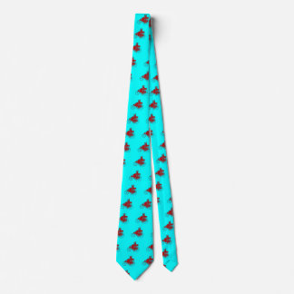 Corbata Reunión de coches de época, rojo, azul turquesa, v