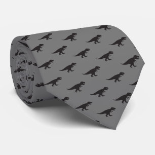 Corbata Rex de tiros - T-Rex Rey de los dinosaurios Elegan