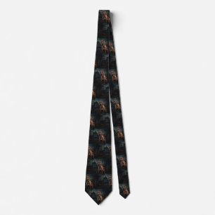 Corbata Rhodesian Ridgeback Halloween Espeluznante