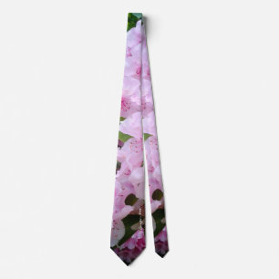 Corbata Rhododendrón rosa Lazo para hombres bucofrales