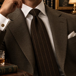 Corbata Rica raya de herrencia de espina de arenque de cho