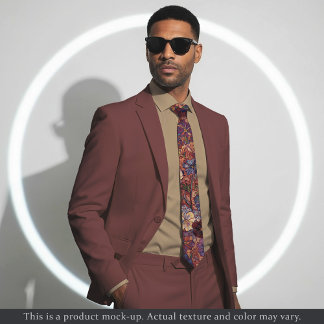 Corbata Rich Impressionist Floral Necktie