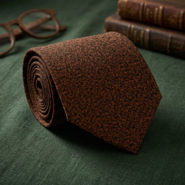 Corbata Rico Tweed de Terracota (Subido por el creador)
