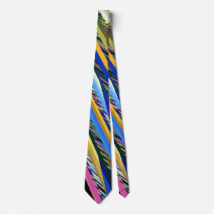 Corbata Ridículo Retro Multicolored Stripes Neck Tie