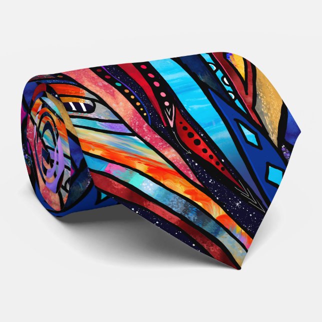 Corbata Ritmo Cósmico (Enrollado)