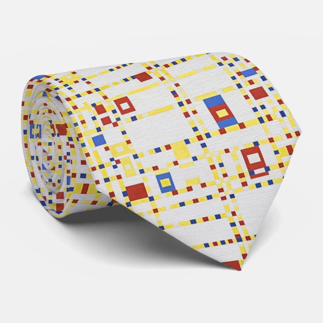 Corbata Ritmo de Broadway – Cuadrícula estructurada (Enrollado)
