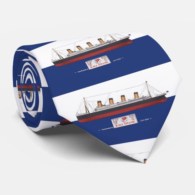 Corbata RMS Titanic (Enrollado)