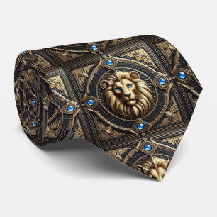 Corbata Roaring Lion   Moda Masculina para Hombres