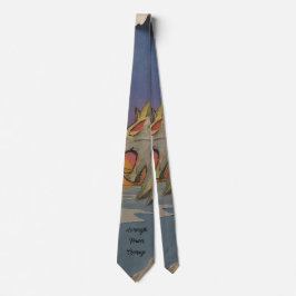 Corbata Roaring Lion Sunrise Papercut Tie