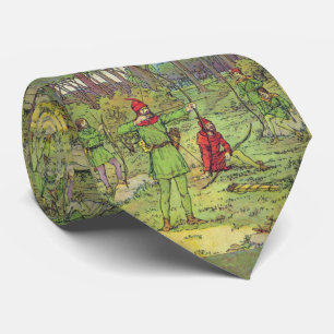 Corbata Robin Hood en el bosque