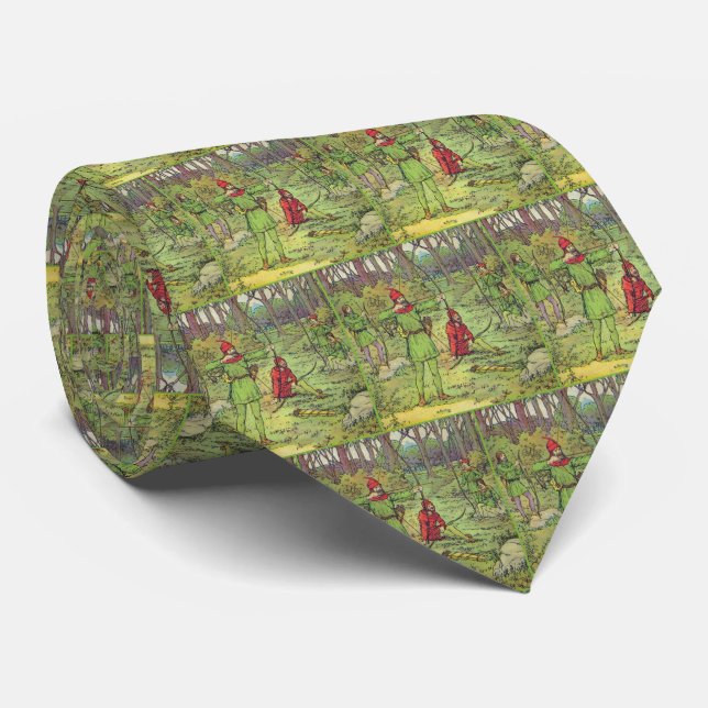 Corbata Robin Hood en el bosque  (Enrollado)