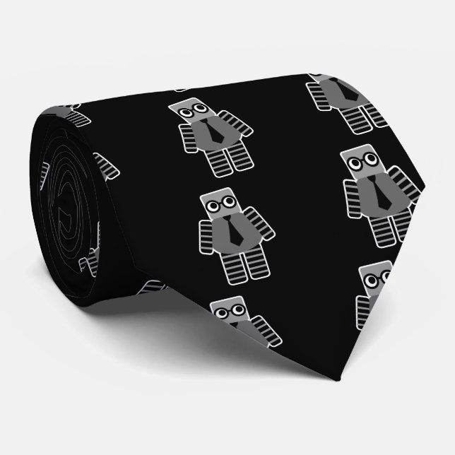 Corbata Robot elegante (Enrollado)