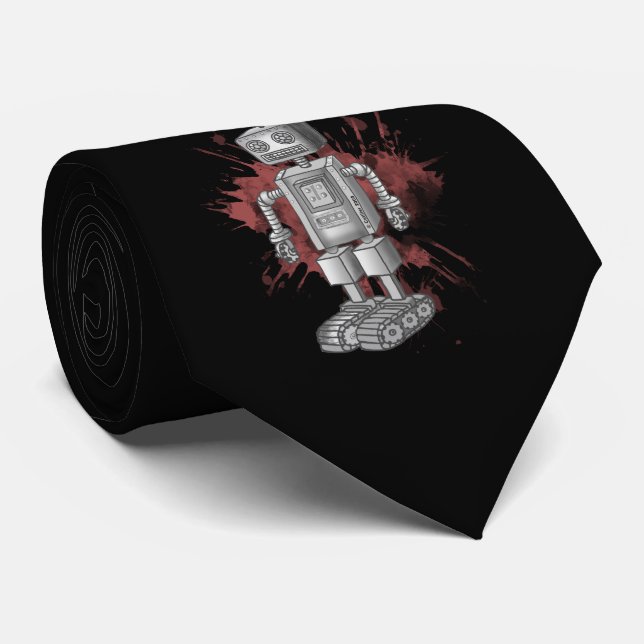 Corbata Robot Número 7 (Enrollado)