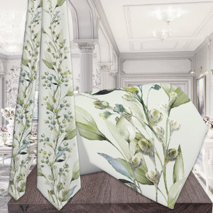 Corbata Rociador de eucalipto de vegetación, hiedra, verde