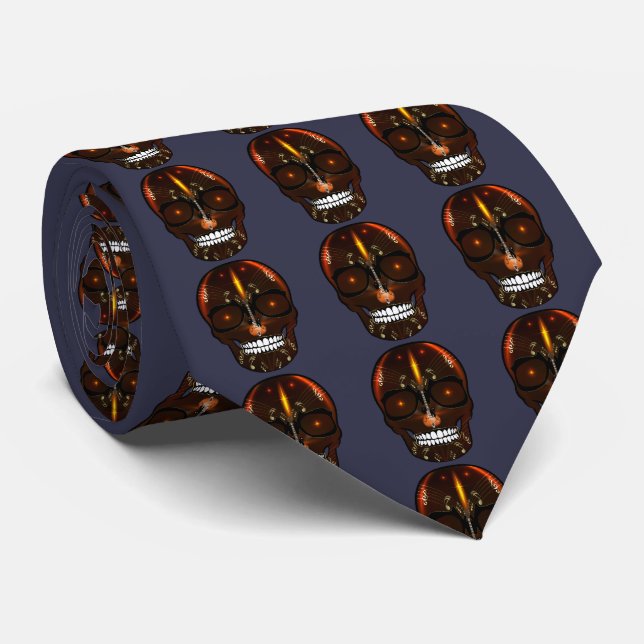 Corbata Rock and Roll Skull Tie (Enrollado)