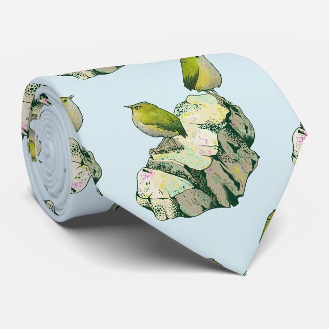 Corbata Rock Wren birds Nueva Zelanda (Enrollado)