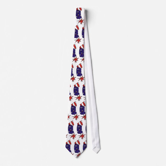 Corbata Rockets patrióticos (Anverso)