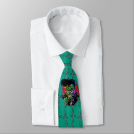 Corbata RockitJohnny_Zombie2mint