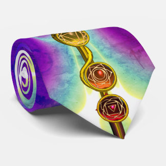 CORBATA ROD DE ASCLEPIUS 7 CHAKRAS,YOGA ,ENERGÍA ESPIRITUA