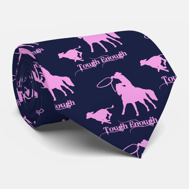 Corbata Rodeo Occidental de Cobardes Calf Suficientemente  (Enrollado)