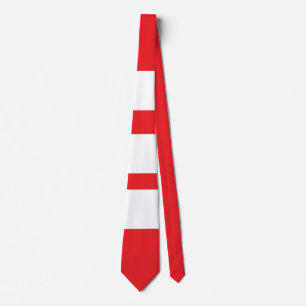 Corbata roja de rayas anchas