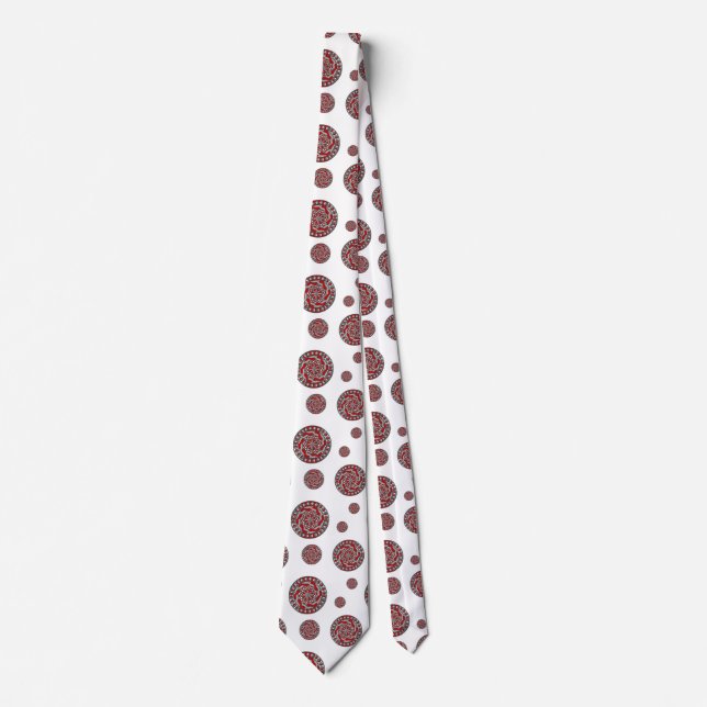 Corbata roja para hombres de Machinery (Anverso)